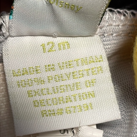 Disney Mickey Mouse 1pc Tux Costume Size 6-9 Months an 12 months - Picture 12 of 12